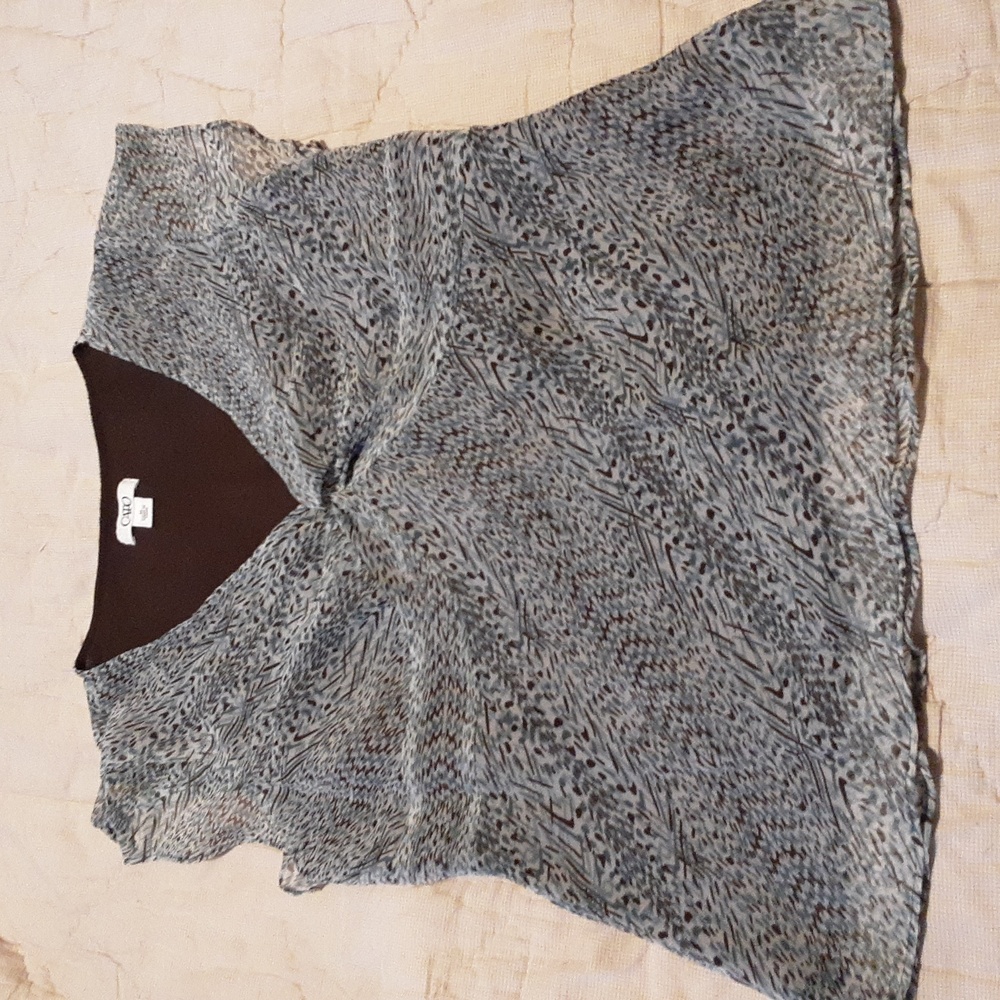 Cato brand short sleeve blouse